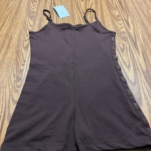 Nike Brown Sleeveless Romper